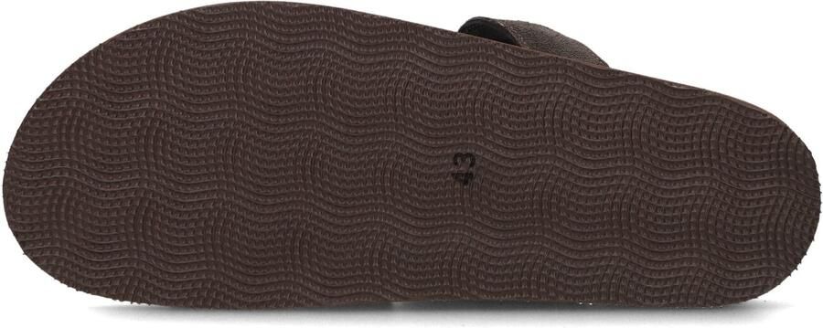 STEFANO LAURAN Badslippers Heren 26004 Maat: 45 Materiaal: Suède Kleur: Bruin - Foto 3