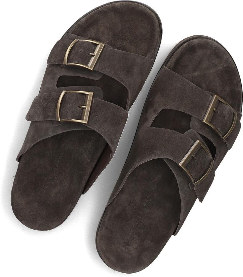 STEFANO LAURAN Slippers Heren 26005 Maat: 46 Materiaal: Suède Kleur: Bruin - Foto 2