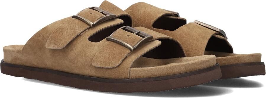 STEFANO LAURAN Slippers Heren 26005 Maat: 41 Materiaal: Suède Kleur: Camel