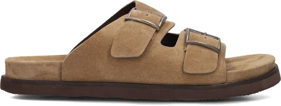 STEFANO LAURAN Slippers Heren 26005 Maat: 43 Materiaal: Suède Kleur: Camel - Foto 4