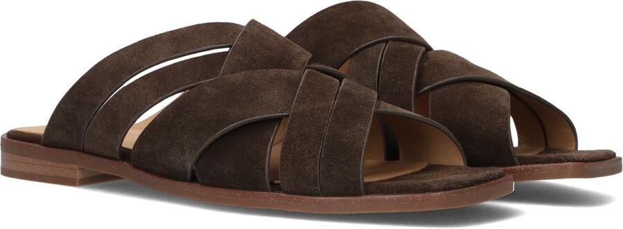 STEFANO LAURAN Slippers Dames 4004a Maat: 37 Materiaal: Suède Kleur: Bruin