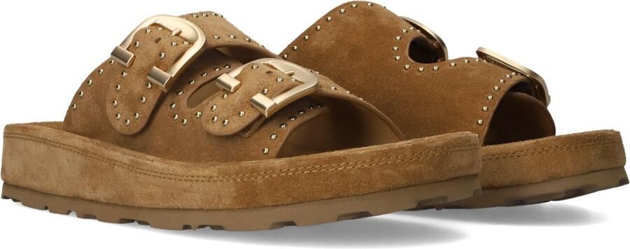 STEFANO LAURAN Bruine Slippers Dk5668