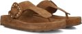STEFANO LAURAN Teenslippers Dames Dk5668 Suède Camel - Camel