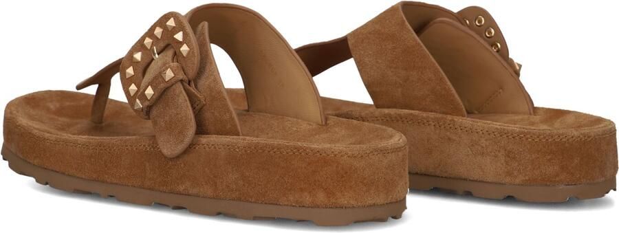 STEFANO LAURAN Teenslippers Dames Dk5668 Maat: 42 Materiaal: Suède Kleur: Camel - Foto 5