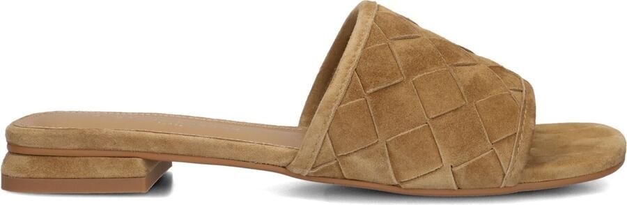 STEFANO LAURAN Slippers Dames L24073 Maat: 37 Materiaal: Suède Kleur: Camel - Foto 4