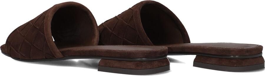 STEFANO LAURAN Slippers Dames L24073 Maat: 38 Materiaal: Suède Kleur: Bruin - Foto 4