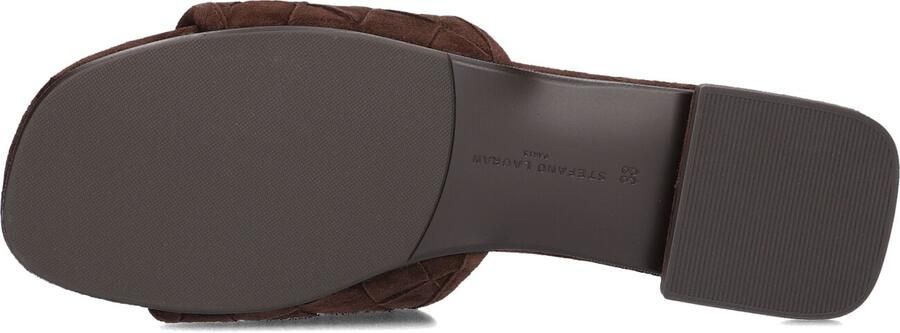 STEFANO LAURAN Slippers Dames L24073 Maat: 38 Materiaal: Suède Kleur: Bruin - Foto 2