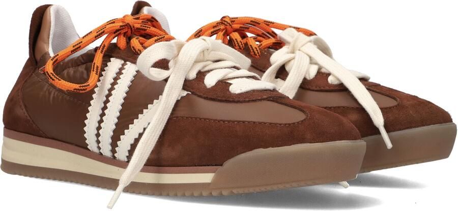 STEFANO LAURAN Lage Sneakers Dames 1back107 Textiel Bruin - Foto 2