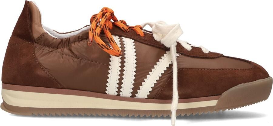 STEFANO LAURAN Lage Sneakers Dames 1back107 Textiel Bruin