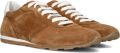 STEFANO LAURAN Lage Sneakers Dames 1slick103 Suède Bruin - Bruin