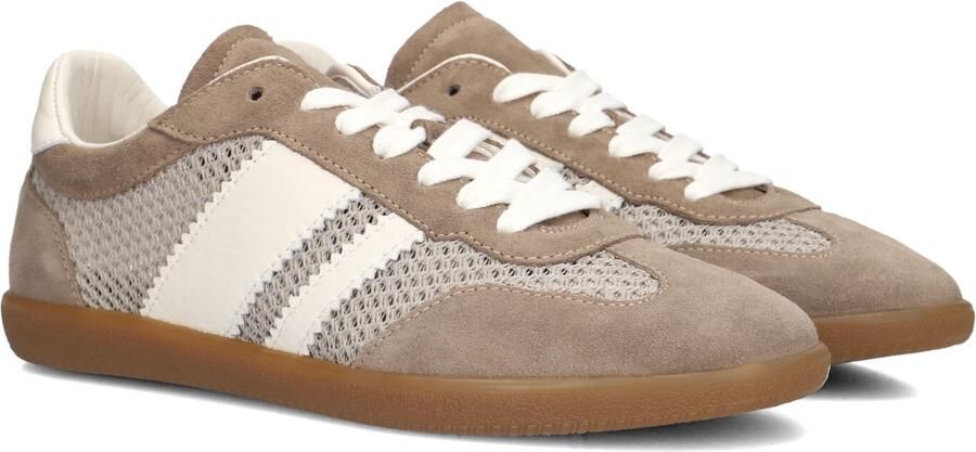 STEFANO LAURAN Lage Sneakers Dames 1white1191 Suède Taupe
