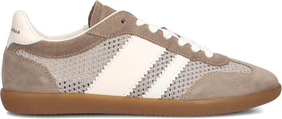 STEFANO LAURAN Lage Sneakers Dames 1white1191 Suède Taupe