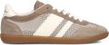 STEFANO LAURAN Lage Sneakers Dames 1white1191 Suède Taupe - Taupe