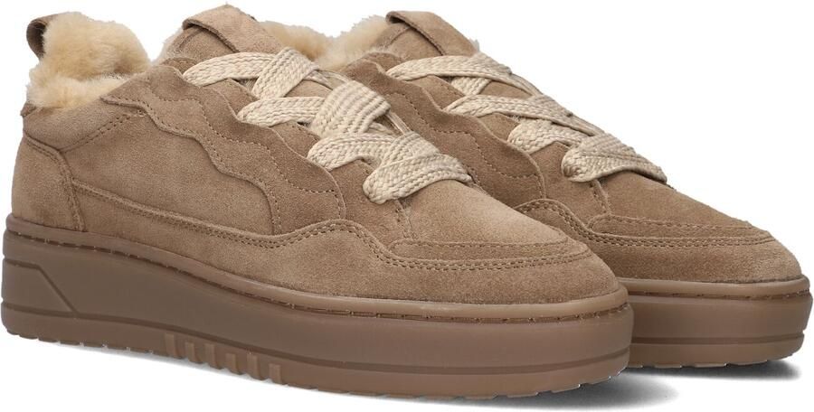 STEFANO LAURAN Lage Sneakers Dames Anemone-88 Suède Taupe