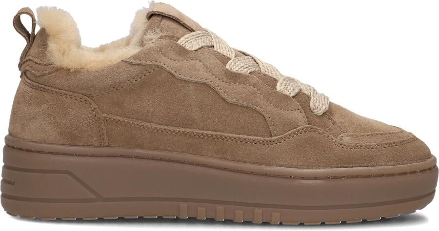 STEFANO LAURAN Lage Sneakers Dames Anemone-88 Suède Taupe