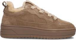 STEFANO LAURAN Lage Sneakers Dames Anemone-88 Suède Taupe
