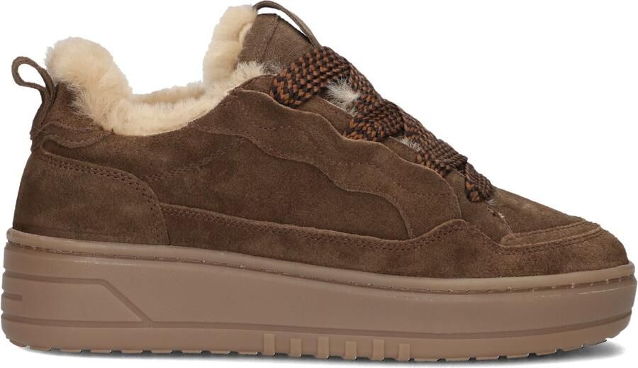 STEFANO LAURAN Lage Sneakers Dames Anemone-88 Suède Bruin