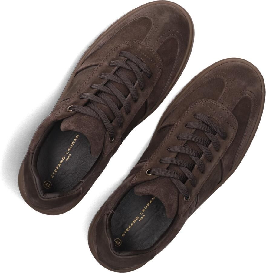 STEFANO LAURAN Lage Sneakers Heren Art-star33 Suède Bruin - Foto 3