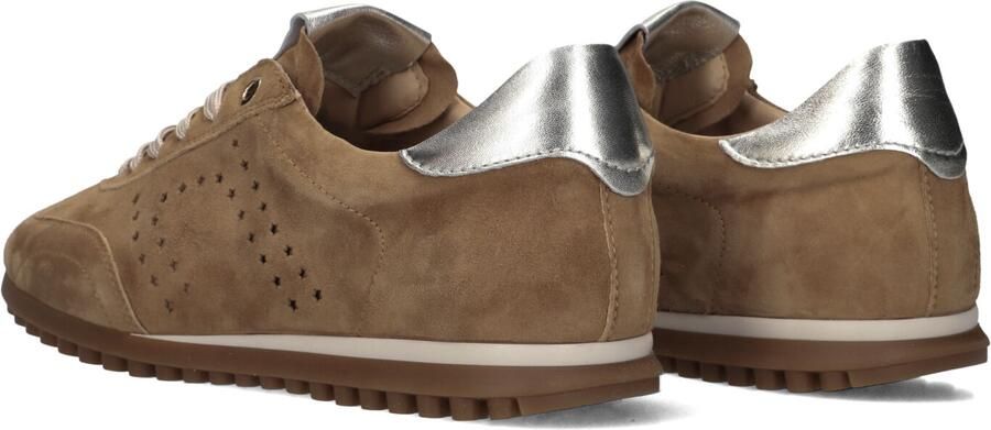 STEFANO LAURAN Lage Sneakers Dames Avril Suède Camel - Foto 3