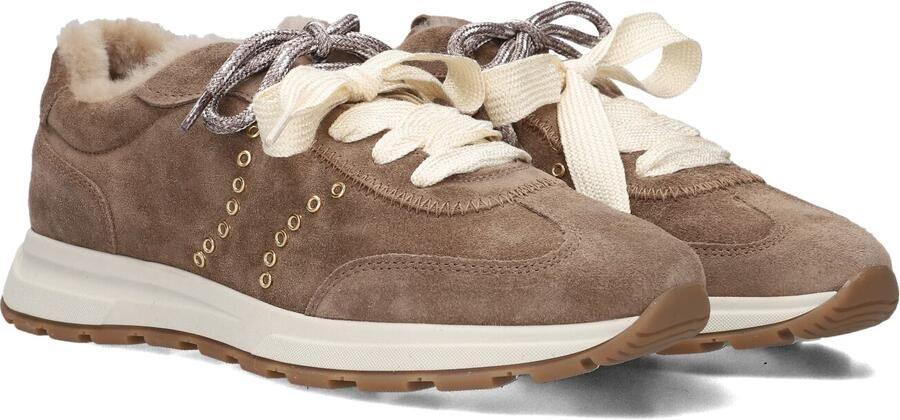 STEFANO LAURAN Lage Sneakers Dames Lucilla_1 Suède Taupe