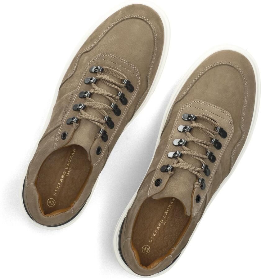 STEFANO LAURAN Lage Sneakers Heren Star 003 Nubuck Bruin - Foto 3