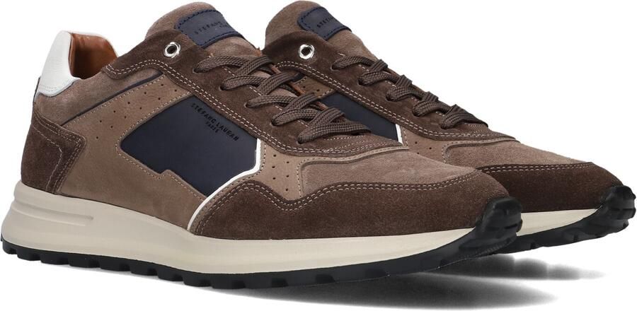 STEFANO LAURAN Lage Sneakers Heren Star 005 Suède Bruin