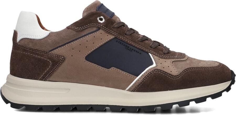 STEFANO LAURAN Lage Sneakers Heren Star 005 Suède Bruin