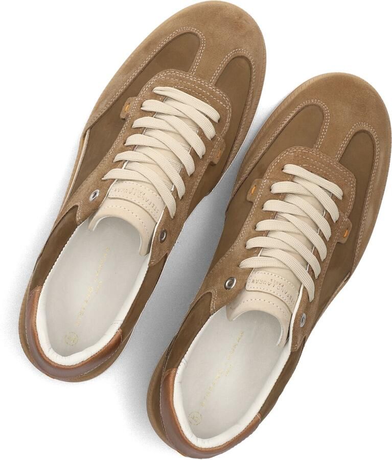 STEFANO LAURAN Lage Sneakers Heren Star 18 Leer Bruin - Foto 3