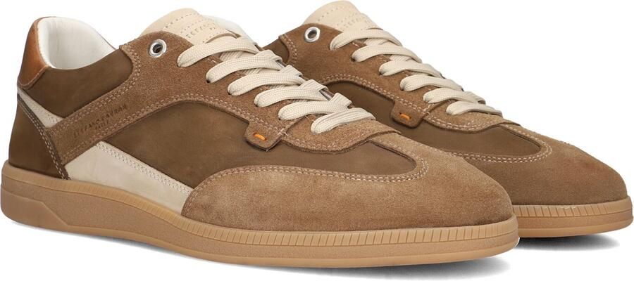 STEFANO LAURAN Lage Sneakers Heren Star 18 Leer Bruin