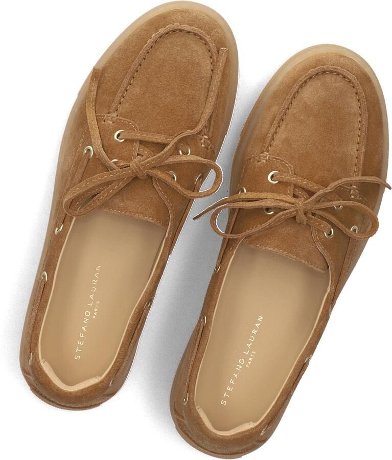 STEFANO LAURAN Veterschoenen Dames 7021k Maat: 43 Materiaal: Suède Kleur: Camel - Foto 2