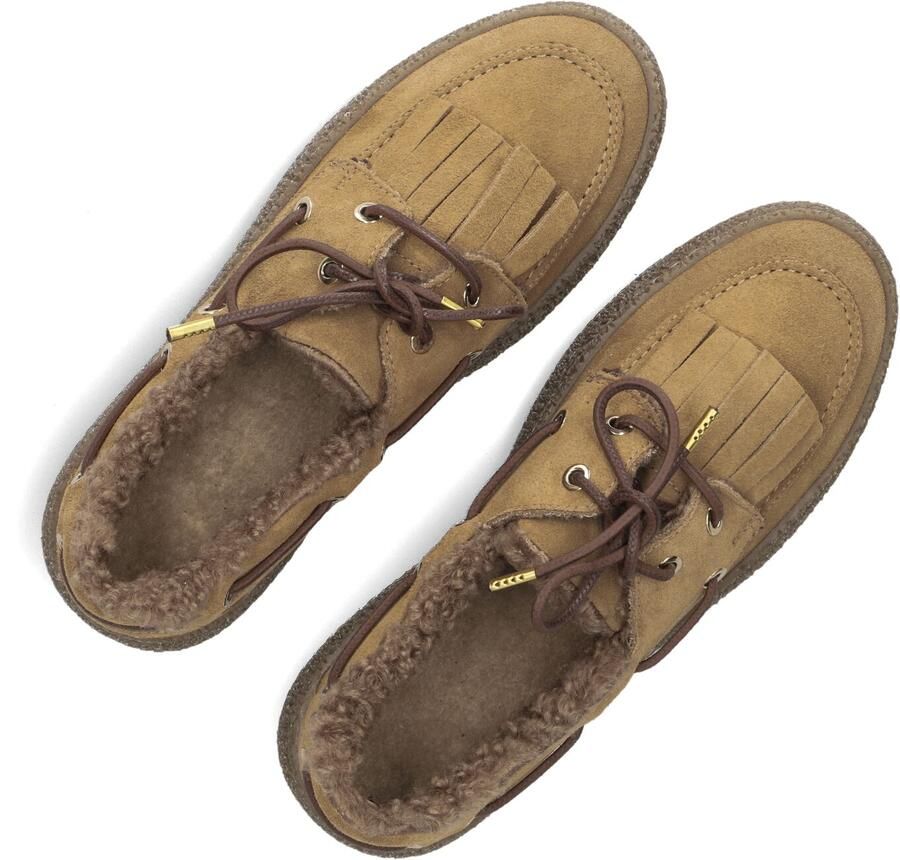 STEFANO LAURAN Veterschoenen Dames Coco Suède Camel - Foto 2