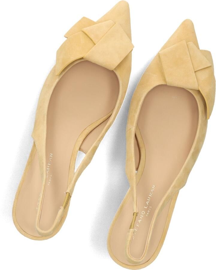 STEFANO LAURAN Slingbacks Dames St2642 Maat: 37 Materiaal: Suède Kleur: Geel - Foto 2