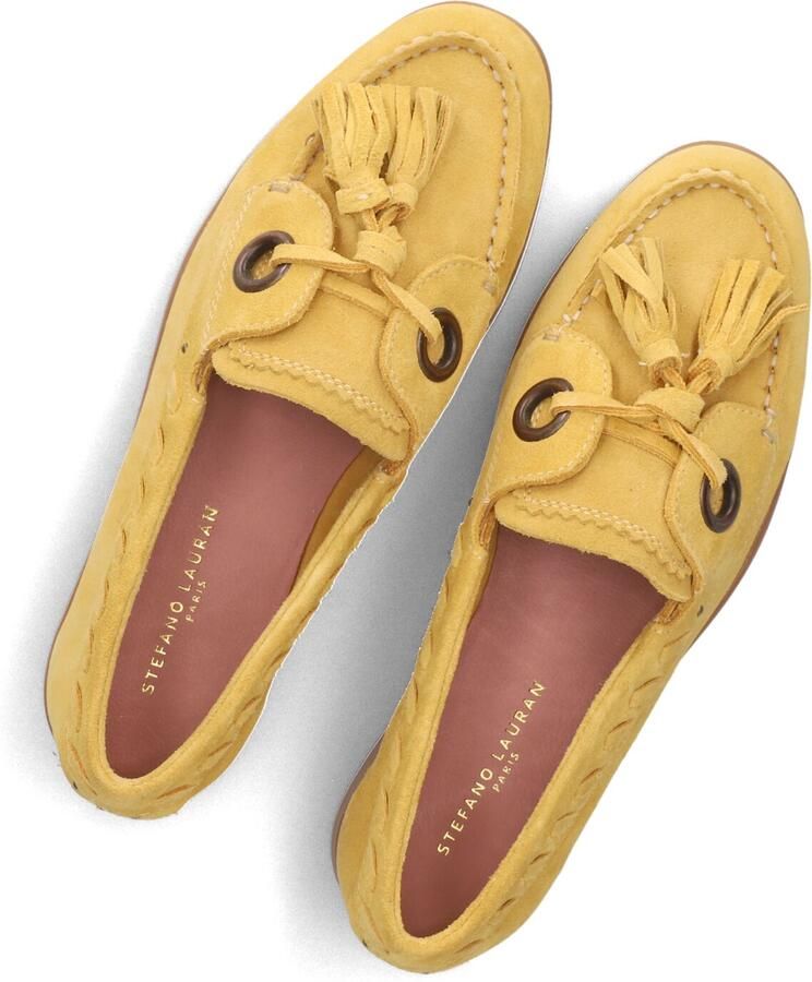 STEFANO LAURAN Instappers Dames Zalama-30 Maat: 39 Materiaal: Suède Kleur: Geel - Foto 2