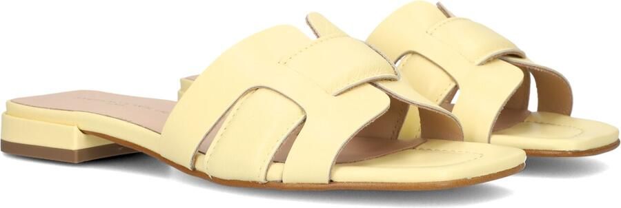 STEFANO LAURAN Gele Slippers 24050