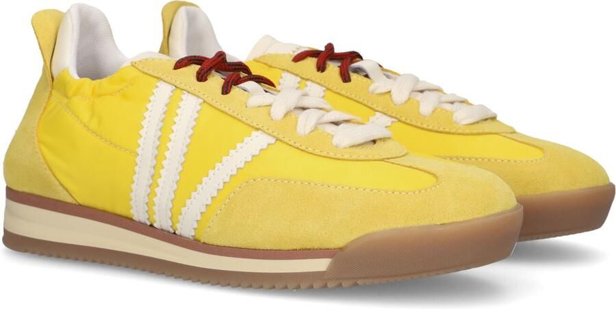 STEFANO LAURAN Lage Sneakers Dames 1back107 Textiel Geel