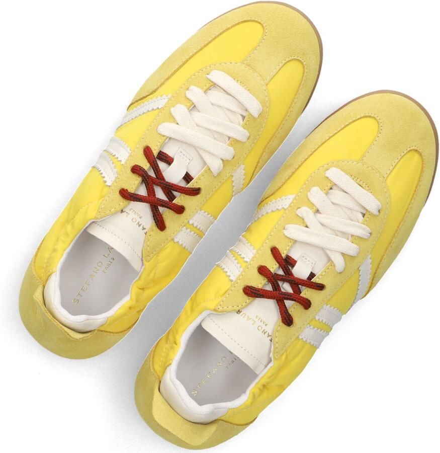 STEFANO LAURAN Lage Sneakers Dames 1back107 Textiel Geel - Foto 3