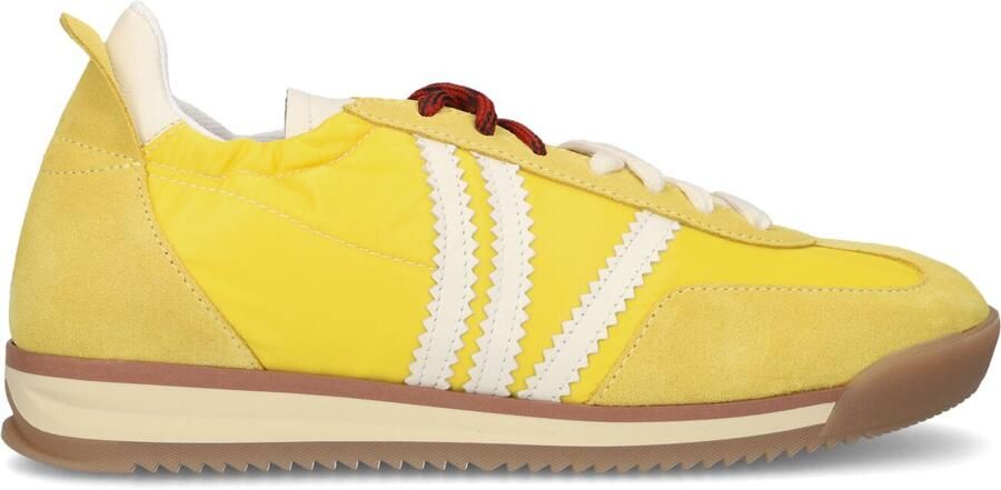 STEFANO LAURAN Lage Sneakers Dames 1back107 Textiel Geel