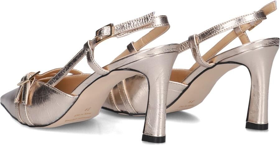 STEFANO LAURAN Slingbacks Dames 77212 Maat: 42 Materiaal: Leer Kleur: Goudkleurig - Foto 3
