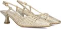 STEFANO LAURAN Slingbacks Dames Pe2601 Textiel Goudkleurig - Goud