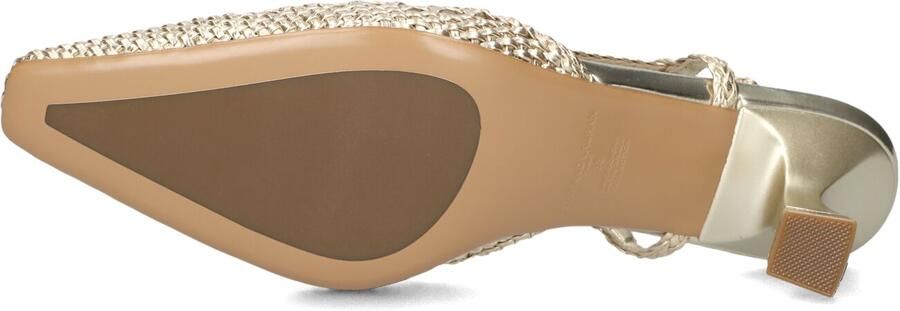 STEFANO LAURAN Slingbacks Dames Pe2601 Maat: 42 Materiaal: Textiel Kleur: Goudkleurig - Foto 5