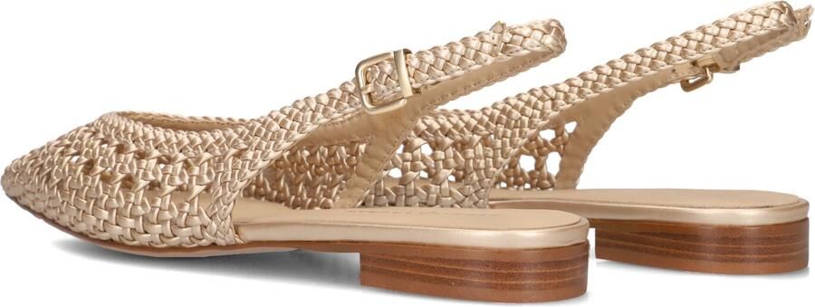 STEFANO LAURAN Slingbacks Dames St2546 Maat: 39 Materiaal: Textiel Kleur: Goudkleurig - Foto 3