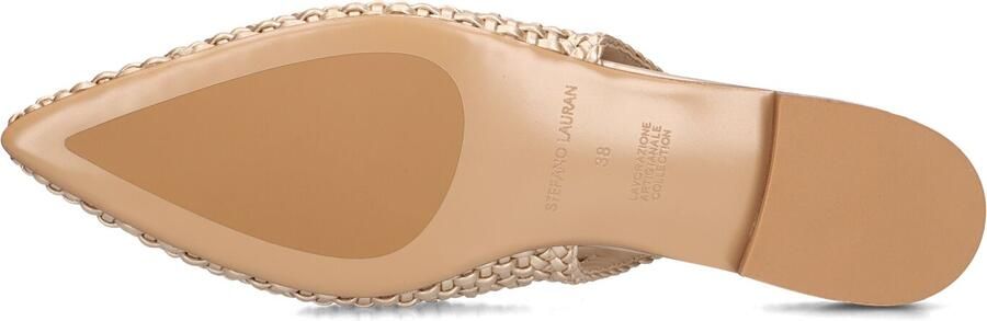 STEFANO LAURAN Slingbacks Dames St2546 Maat: 39 Materiaal: Textiel Kleur: Goudkleurig - Foto 5