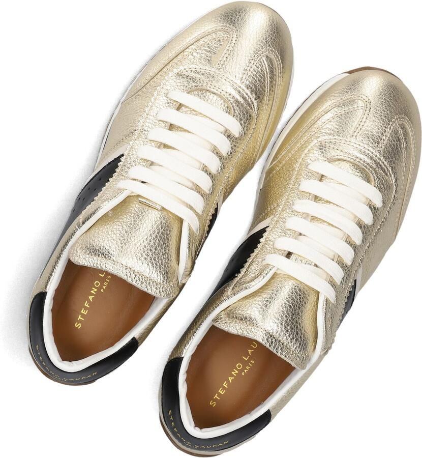 STEFANO LAURAN Lage Sneakers Dames 1tage1031 Leer Goud - Foto 5