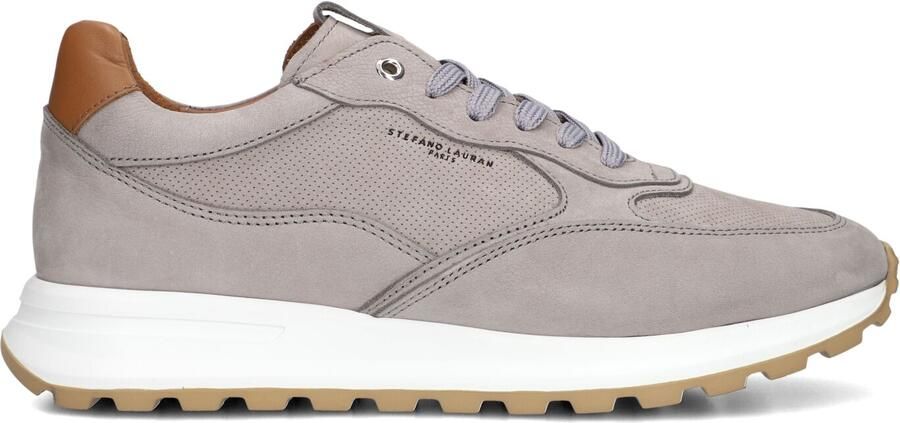 STEFANO LAURAN Lage Sneakers Heren Lj2504 Suède Grijs