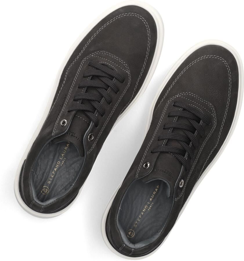 STEFANO LAURAN Lage Sneakers Heren Star 001 Nubuck Grijs - Foto 4