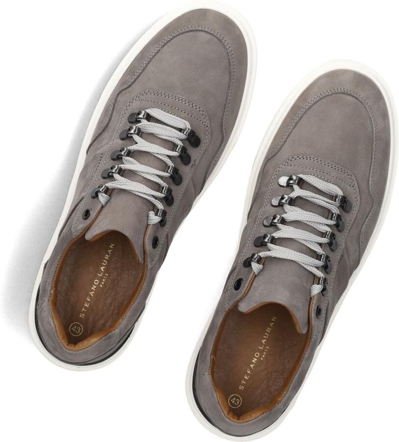 STEFANO LAURAN Lage Sneakers Heren Star 003 Nubuck Grijs - Foto 3