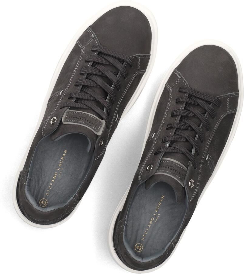 STEFANO LAURAN Lage Sneakers Heren Star 006 Nubuck Grijs - Foto 4