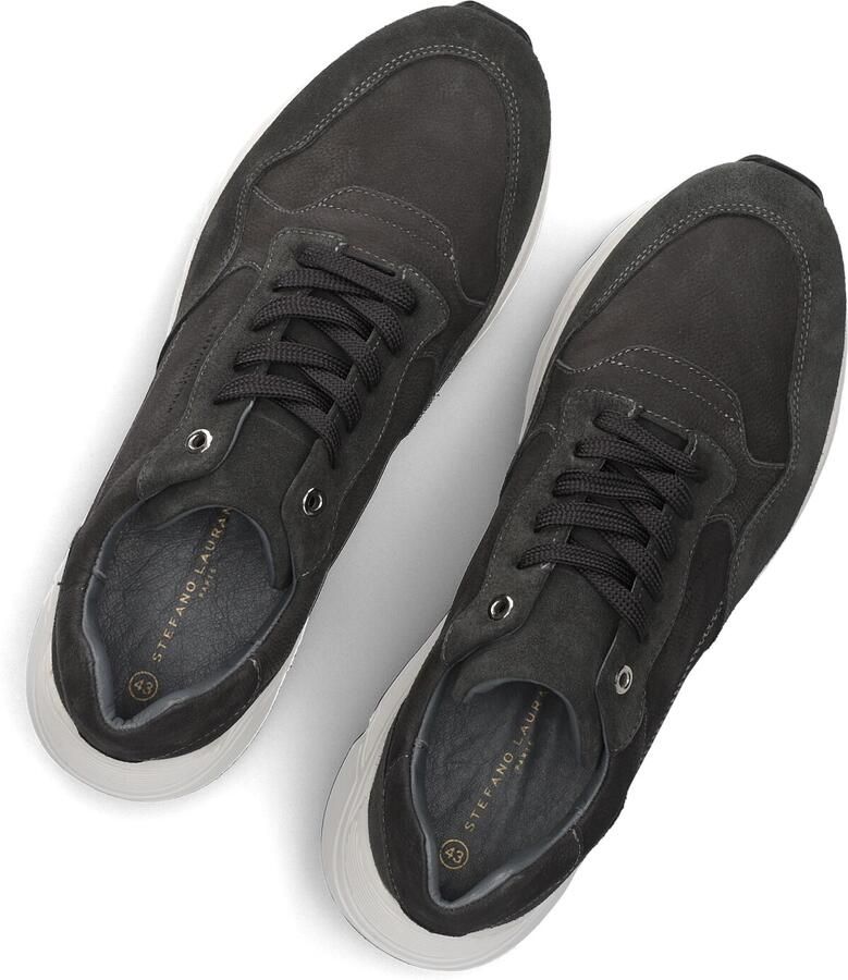 STEFANO LAURAN Lage Sneakers Heren Star 007 Suède Grijs - Foto 4
