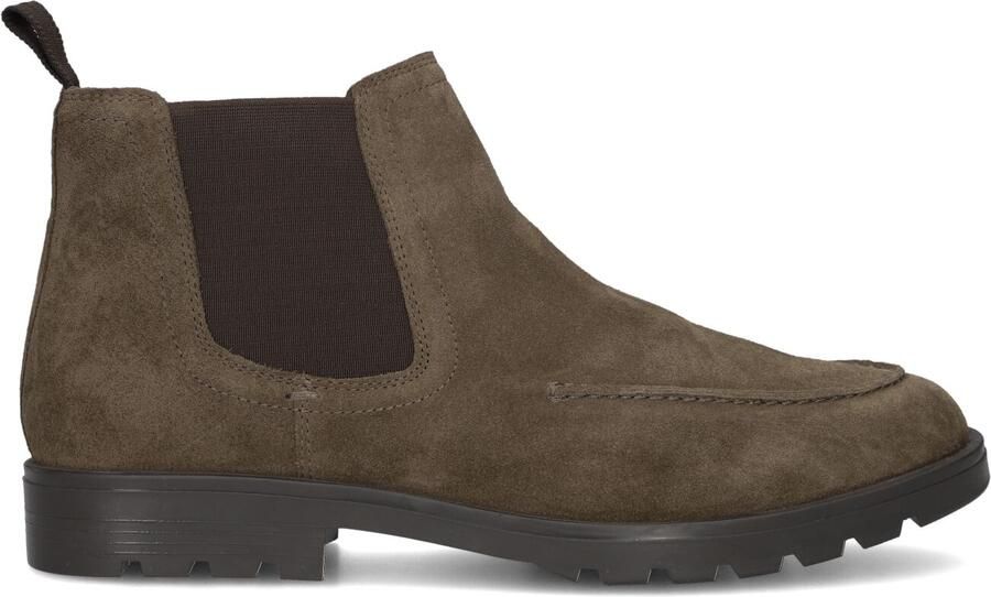 STEFANO LAURAN Chelsea Boots Heren Art-4502 Suède Groen - Foto 4