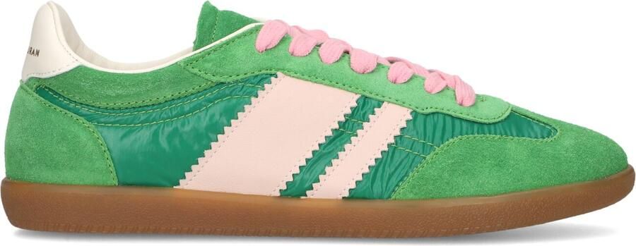 STEFANO LAURAN Lage Sneakers Dames 1white119 Textiel Groen